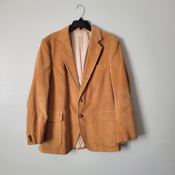 Charles Klein Other - Vintage Charles Klein Blazer Tan Corduroy Men's Jacket (Measurements in Details)